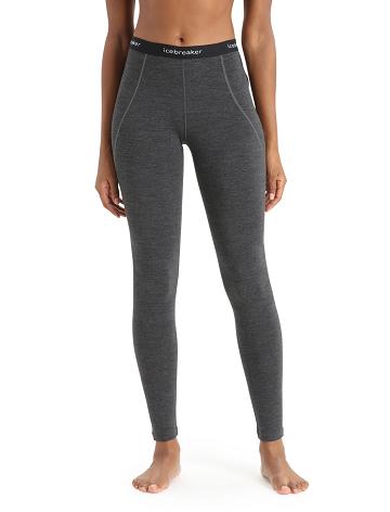 Base Layers Icebreaker BodyfitZone™ Merino 260 Zone Thermal Leggings Femme Noir | FR 1908UZGT